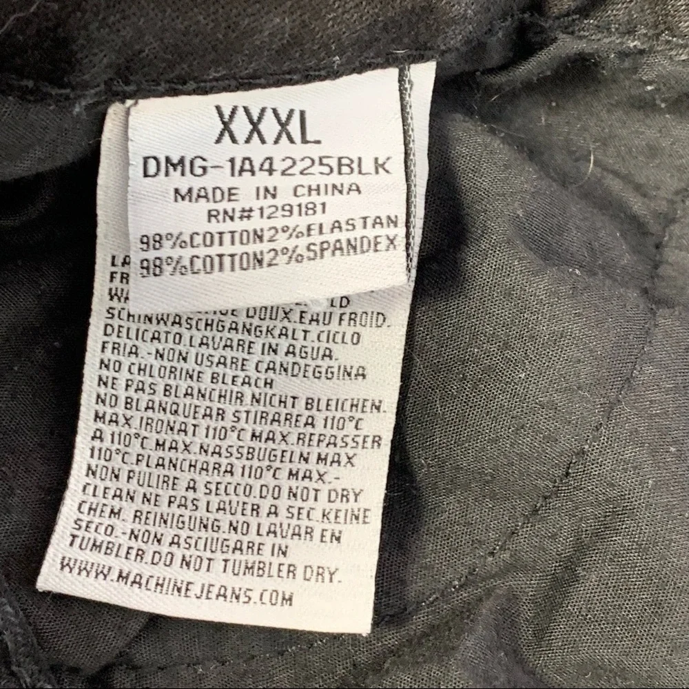 Machine Nouvelle Mode Women's Size 50 American Black Distressed Jean Shorts